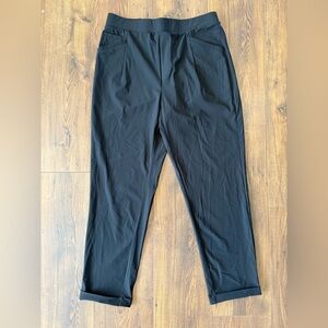 Baleaf Women's Lightweight Black Active Pants, Pockets, Drawstring Size Large